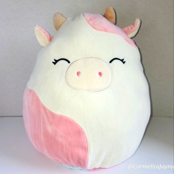 CAEDYN 🔁 CAEDIA 🐄 Blue Rainbow & Pink Cow FlipAMallow Original Squishmallows - Picture 7 of 10